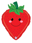 Betallic Mylar & Foil Strawberry Fruit Produce Pal 26″ Balloon