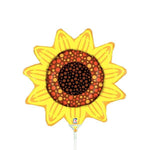 Betallic Mylar & Foil Sunflower 14″ Mini Shape Balloon (requires heat-sealing)