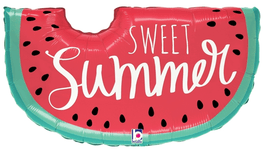 Betallic Mylar & Foil Sweet Summer Watermelon 35″ Balloon