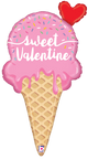 Sweet Valentine Ice Cream 35″ Balloon