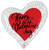 Betallic Mylar & Foil Valentine's Day Dots Heart 35″ Balloon