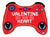 Betallic Mylar & Foil Valentine Video Game Controller 34″ Balloon