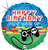 Betallic Mylar & Foil Video Game Controller Happy Birthday Holographic 18″ Balloon