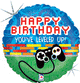 Video Game Controller Happy Birthday Holographic 18″ Balloon