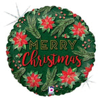 Betallic Mylar & Foil Watercolor Christmas 9″ Balloon
