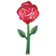 Watercolor Rose Fresh Picks 64″ Balloon