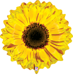 Betallic Mylar & Foil Yellow Sunflower Flower 24″ Balloon