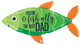 You're O'Fishally The Best Dad Fish 45″ Balloon