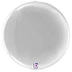 Silver Globe 11″ Dimensionals Balloon