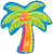 Betallic Tropical Palm Tree 37″ Balloon