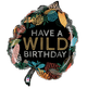 Wild Birthday Tropical Leaf 30″