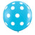 Big Polka Dots Robin's Egg Blue 36″ Latex Balloons by Qualatex from Instaballoons