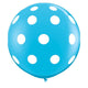 Big Polka Dots Robin's Egg Blue 36″ Latex Balloons (2 count)