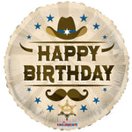 Birthday Cowboy  18″ Foil Balloon by Convergram from Instaballoons