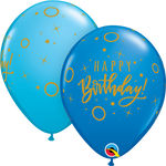 Birthday Dots & Sparkles 11″ Latex Balloons by Qualatex from Instaballoons