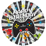 Birthday Gamer Holographic  18″ Foil Balloon by Convergram from Instaballoons
