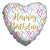 Birthday Hearts Holographic 18″ Foil Balloon by Convergram from Instaballoons