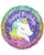 Birthday Rainbow Unicorn Holographic 18″ Foil Balloon by Convergram from Instaballoons