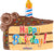 Birthday Slice of Cake 18″ Foil Balloon by Convergram from Instaballoons