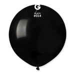 Black 19″ Latex Balloons by Gemar from Instaballoons