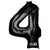 Black Number 4 34″ Foil Balloon by Anagram from Instaballoons