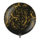 Black with Gold Nebula Print 24″ Latex Balloon