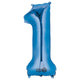 Blue Number 1 34″ Balloon