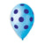 Light Blue/Blue Polka Dot  12″ Latex Balloons by Gemar from Instaballoons