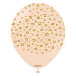 Blush with Safari Gold Leopard Print 12″ Latex Balloons by Kalisan from Instaballoons