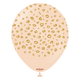 Blush with Safari Gold Leopard Print 12″ Latex Balloons (25 count)