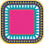 Boho Fiesta Square Dessert Plates 7″ by Unique from Instaballoons