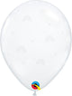 Boho Rainbow Dots Diamond Clear 11″ Latex Balloons (50 count)