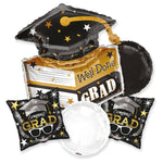 Books Grad Cap Graduation Foil Balloon by Convergram from Instaballoons