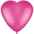 Bright Pink Heart 12″ Latex Balloons by Amscan from Instaballoons