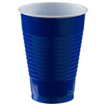 Bright Royal Blue 12oz Plastic Cups by Amscan from Instaballoons