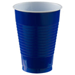 Bright Royal Blue Plastic Cups by Amscan from Instaballoons
