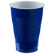 Bright Royal Blue Plastic Cups (50 count)