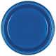 Platos de plástico de 9" en azul real brillante (20 unidades)