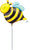 Bumble Bee 14″ Foil Balloon by Anagram from Instaballoons