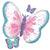 Butterfly Flutters SS 29″ Foil Balloon by Anagram from Instaballoons