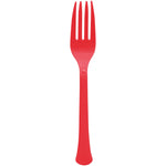 Fork Red Spoons - 50ct/Bx by Amscan from Instaballoons