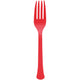 Fork Red Spoons (50 count)