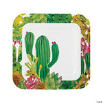Cactus Party Plates 9″ by Fun Express from Instaballoons