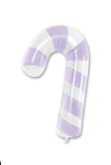 Candy Cane Lavender Purple 16″ Foil Balloons by Imported from Instaballoons
