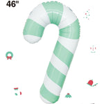 Candy Cane Mint Green 46″ Foil Balloon by Imported from Instaballoons