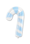 Candy Cane Pastel Blue 16″ Foil Balloons by Imported from Instaballoons