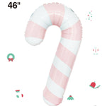 Candy Cane Pastel Pink 46″ Foil Balloon by Imported from Instaballoons