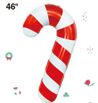 Candy Cane Red 46″ Foil Balloon by Imported from Instaballoons