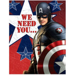 Captain America Small Napkins by Hallmark from Instaballoons