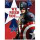 Captain America Invitations (8 count)